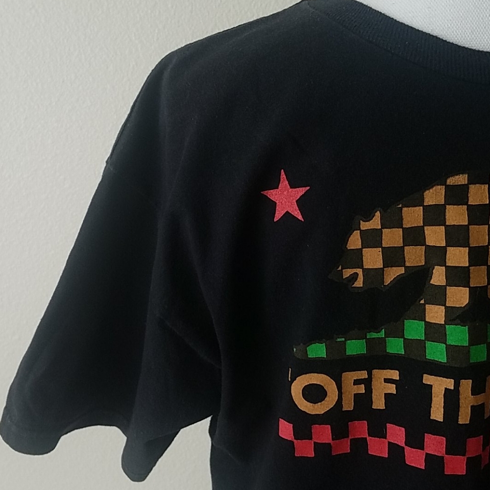 Vans "Off The Wall" Black T-Shirt - Picture 3 of 5